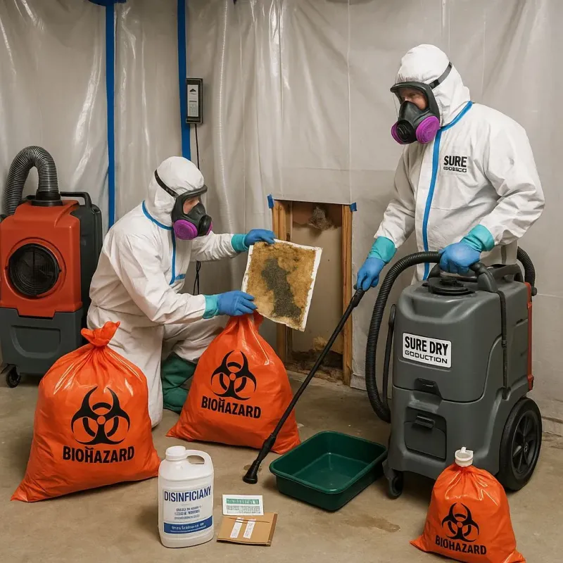 Contaminated Water Handling Protocols process in Madison County, NC